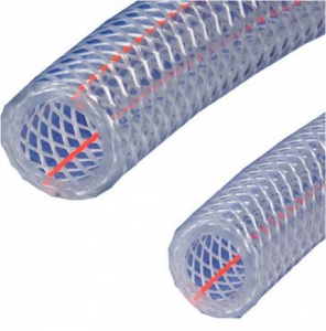 PVC HOSE Steel Helix Clear Flexible Reinforced Food Grade OIL WATER Pipe Tube 